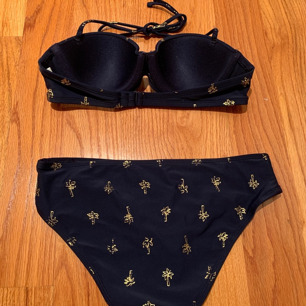 Aerie Navy Patterned Bikini Set - image 2
